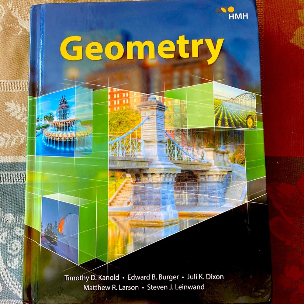 Student edition Houghton Mifflin Harcourt Geometry textbook